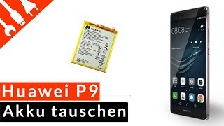 HUAWEI P9 Akku wechseln  kaputtde [upl. by Nosiaj]