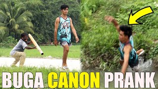 TAONG GRASA BUGA CANON PRANK PART 3  Sa subrang gulat ni kuya nahulog sya sa kanal [upl. by Werra]