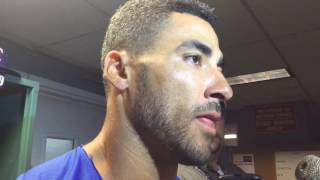 Rangers Ian Desmond and Cole Hamels discuss AllStar nods [upl. by Ahsiekam648]