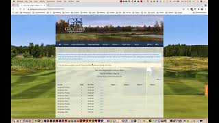 Tee Time Booking Using Golf Genius [upl. by Loginov106]