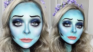 GLAM CORPSE BRIDE MAKEUP TUTORIAL [upl. by Okime196]