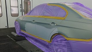 how to Paint a CarProfessional Spray Painting Car painting TippsCar ki paintingabrargermanvlogs [upl. by Eidoj149]