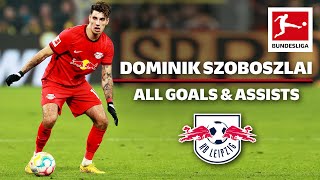 Dominik Szoboszlai  All Goals and Assists Ever for RB Leipzig [upl. by Leatri]