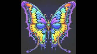 30 ChromaDepth 3D Black Light Psychedelic Butterflies 001 1024x1024 [upl. by Nebe673]