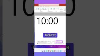 Lastuce pour mettre un minuteur dans ta présentation PowerPoint [upl. by Ipoillak259]