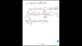 Lecture 41 Laplace coefficient [upl. by Channing]