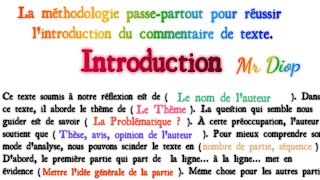 Comment Réussir le Commentaire de texte philosophique  Technique passepartout [upl. by Ardnoyek956]