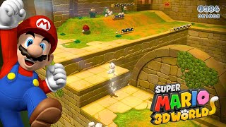 SPIKES LOST CITY  WORLD 45  Super Mario 3D World  Gameplay And Walkthrough [upl. by Semadar292]