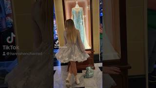 Have you seen the Frozen Elsa dress at the London musical disney shorts elsa music dance [upl. by Mount]