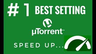 1 Best Setting For Utorrent 2021 Increase Downloading Speed In Seconds Hindi [upl. by Terle]