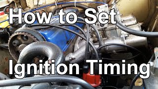 How To Set Ignition Timing with a Timing Light  Ignition Timing Explained  Tech Tip 04 [upl. by Shannen]