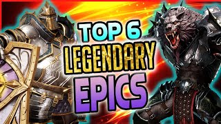 TOP 6 EPICS The Legendaries in Disguise ft BeardEnergyGaming ⁂ Watcher of Realms [upl. by Adnaval863]