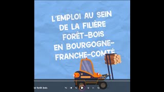 Une forêt de métiers 16  Lemploi forêtbois en BFC [upl. by Aihsilef]