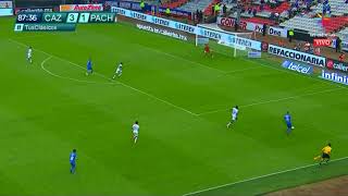 Gol de M Caraglio  Cruz Azul 4  1 Pachuca  LIGA Bancomer MX  Clausura 2019  Jornada 11 [upl. by Zzabahs]