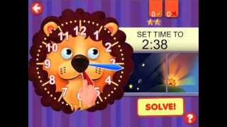 Award Winning Children Telling Time App for iPhone iPad and iPod Touch by GiggleUp [upl. by Alket]