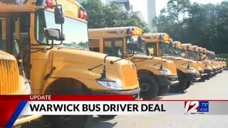 Warwick Jamestown bus driver union reaches tentative deal with First Student [upl. by Nichy]