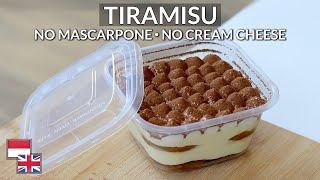 Ekonomis Resep Tiramisu Kualitas Hotel Bahan Lokal Tanpa Mascarpone amp Cream Cheese [upl. by Penn]