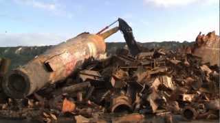 Mud Fight in Lyme Bay salvage of the MSC NAPOLI [upl. by Etnahs]