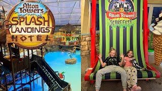 Splash Landings Alton Towers Waterpark Oct half term 2023 [upl. by Kirch]