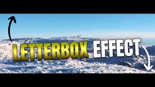 The Easiest Way to Create Letterbox Effect  How to do Letterbox Opening Effect [upl. by Auqinet]