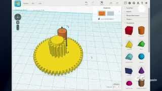 Tinkercad Zahnräder bauen [upl. by Allyce]