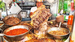 BANQUETE EXTREMO en la CALLE 😮🇲🇽 SUADERO CHILAQUILES y PARRILLADA  9 Horas Tour de Comida Mexicana [upl. by Nolita45]