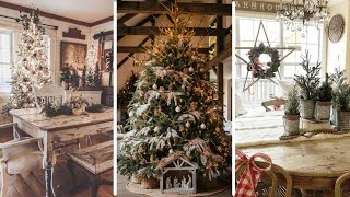 Countryside Christmas Decorating Rustic Style Elegance [upl. by Olnton]