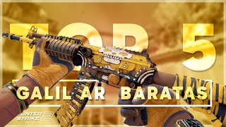 CS2  Top 5 MEJORES Skins de GALIL Baratas Calidades y Precios [upl. by Sad]