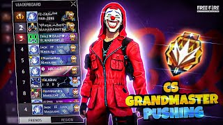 CSR RANKED GRANDMASTER PUSHING  AARAMBIKALAMA AATATHA  FREE FIRE GT SQUAD  freefire [upl. by Enytsirhc]