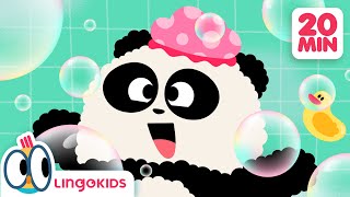 DAILY ROUTINES FOR KIDS 🚽 🪥🛁 Songs for kids 🎶 Lingokids [upl. by Katine]