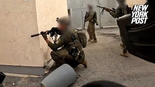 Dramatic video captures Israeli naval commandos retaking Gaza border post [upl. by Becker]