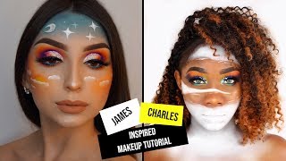 MORPHE X JAMES CHARLES PALETTE MAKEUP LOOKS AND TUTORIAL COMPILATION 2019 [upl. by Ranilopa]