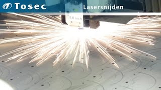 Lasersnijden van staal RVS en aluminium  Laser snijden Tosec [upl. by Scheck]