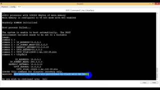 How to Reinstall IOS of CISCO Router by ROMMON Mode Part 2 [upl. by Einej699]