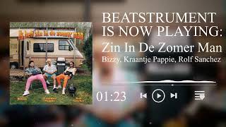 Zin In De Zomer Man  Bizzey Kraantje Pappie Rolf Sanchez  Instrumental  Beatstrument [upl. by Ralat]