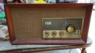 Arvin 32R43 1963 AM FM Radio Repair [upl. by Dearr]