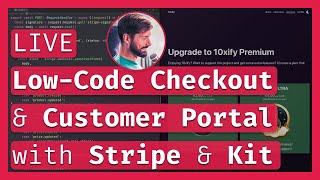 Stripe Checkout amp Customer Portal with SvelteKit 🤑 2024 SaaS app Part 6 🔴 LIVE Coding amp Chill [upl. by Anin]