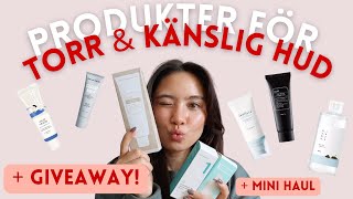 ✨ Min Hudvårdsrutin för Känslig amp Torr Hy under Acnebehandling 💧 GIVEAWAY 📦 [upl. by Hilliary]