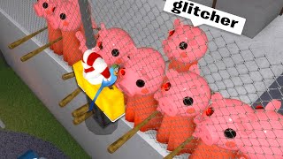 100 PLAYER PIGGY GLITCHES [upl. by Valda]