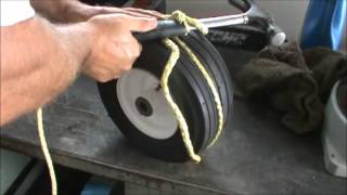 How to fix a flat wheelbarrow tire [upl. by Eiclud]