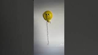 Happy but deflated balloon made using air dry clay 🙂 smallbusiness airdryclay [upl. by Cynthie707]