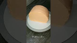 how to make a semicircle cake idea shorts cake oishiicakes [upl. by Nylasor]