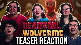 DEADPOOL amp WOLVERINE TEASER TRAILER REACTION  “Marvel Jesus Really” [upl. by Pinzler]