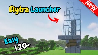 Minecraft Tutorial How To Build An Elytra Launcher Minecraft [upl. by Cox]