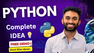 Basic to Advanced Python Programming in Telugu   Demo [upl. by Nnylyak]