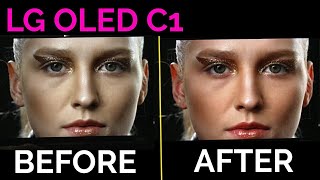 LG C1 Before And After Proper Settings [upl. by Salita]