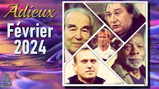 Ils sont morts en FEVRIER 2024  Célébrités Disparues 2024 [upl. by Fran]