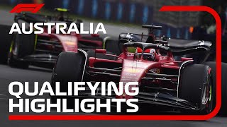 Qualifying Highlights  2022 Australian Grand Prix [upl. by Dareen]