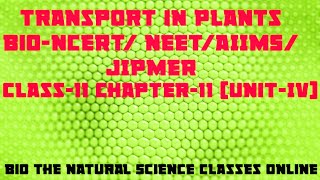 BiologyTransport in Plants Epis7Ch1111th NCERTNEETUG 202122AIIMSJIPMERPlant Physiology [upl. by Dloreh]