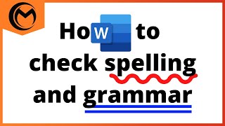 How to check spelling and grammar in Microsoft Word [upl. by Agarhs]